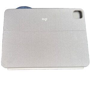 Logi Tablet Ebook Hard Case With Keyboard And Kickstand Grey